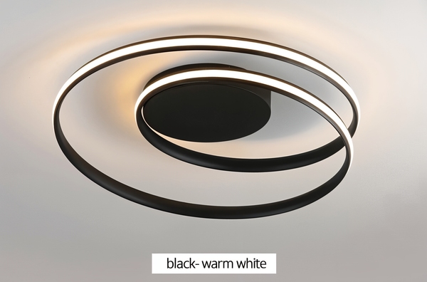Fancywhirl deckenleuchte - acryl-anbau-spiralring
