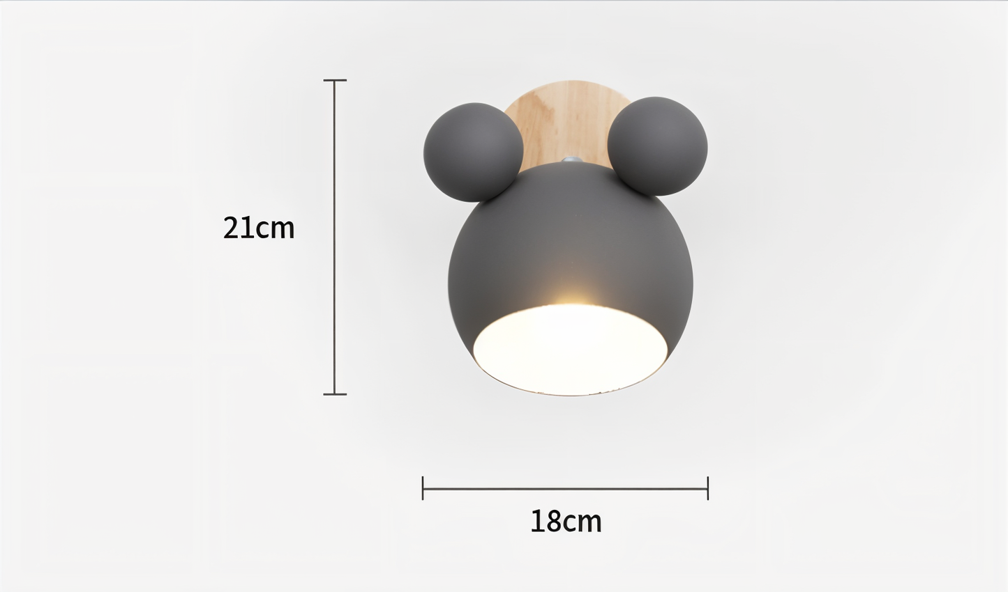 FlashMouse wandlampe - macaron wandlampe - zauberhafte wandbeleuchtung
