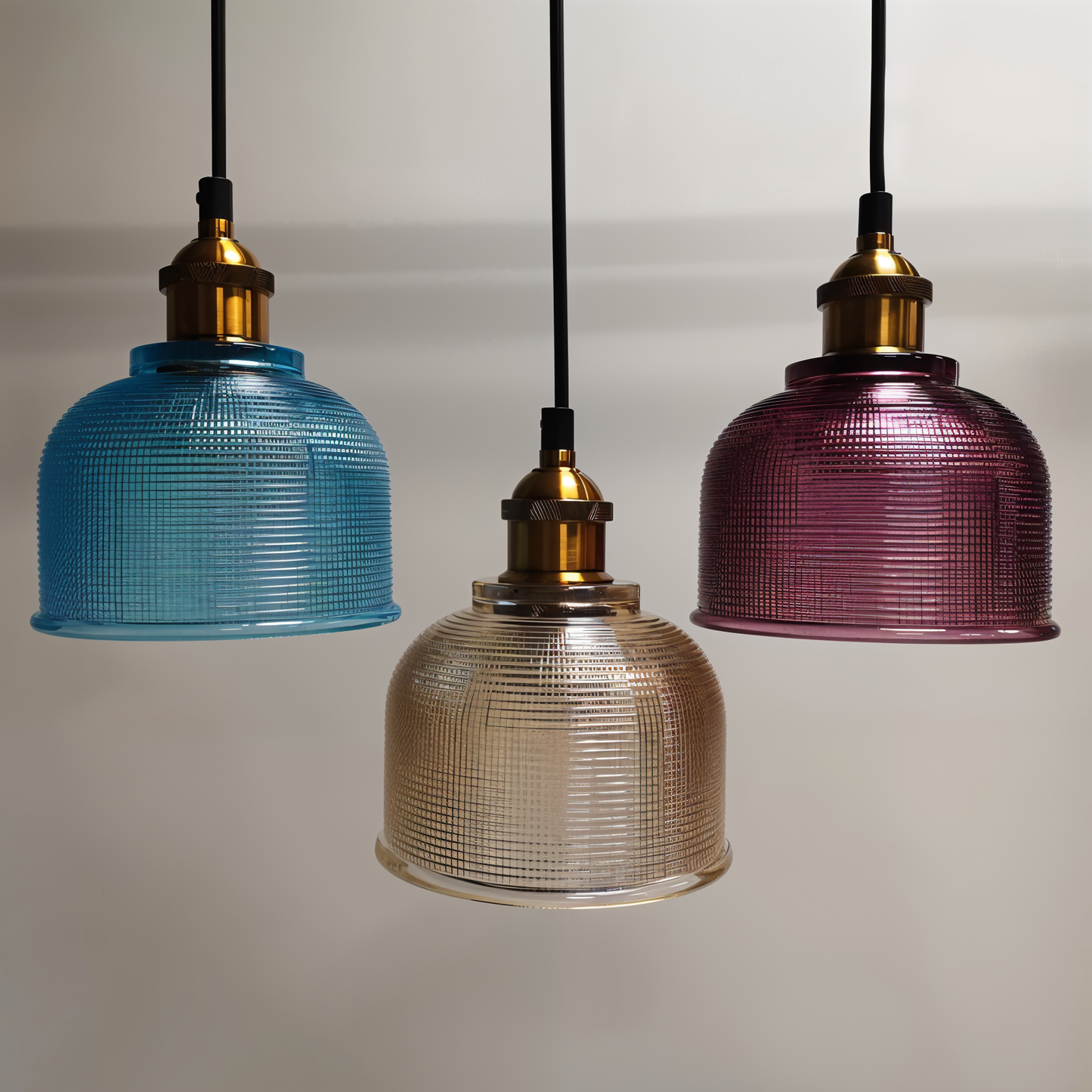Glossy Bell pendelleuchte - bunte retro glas pendelleuchte-moderne hängelamper
