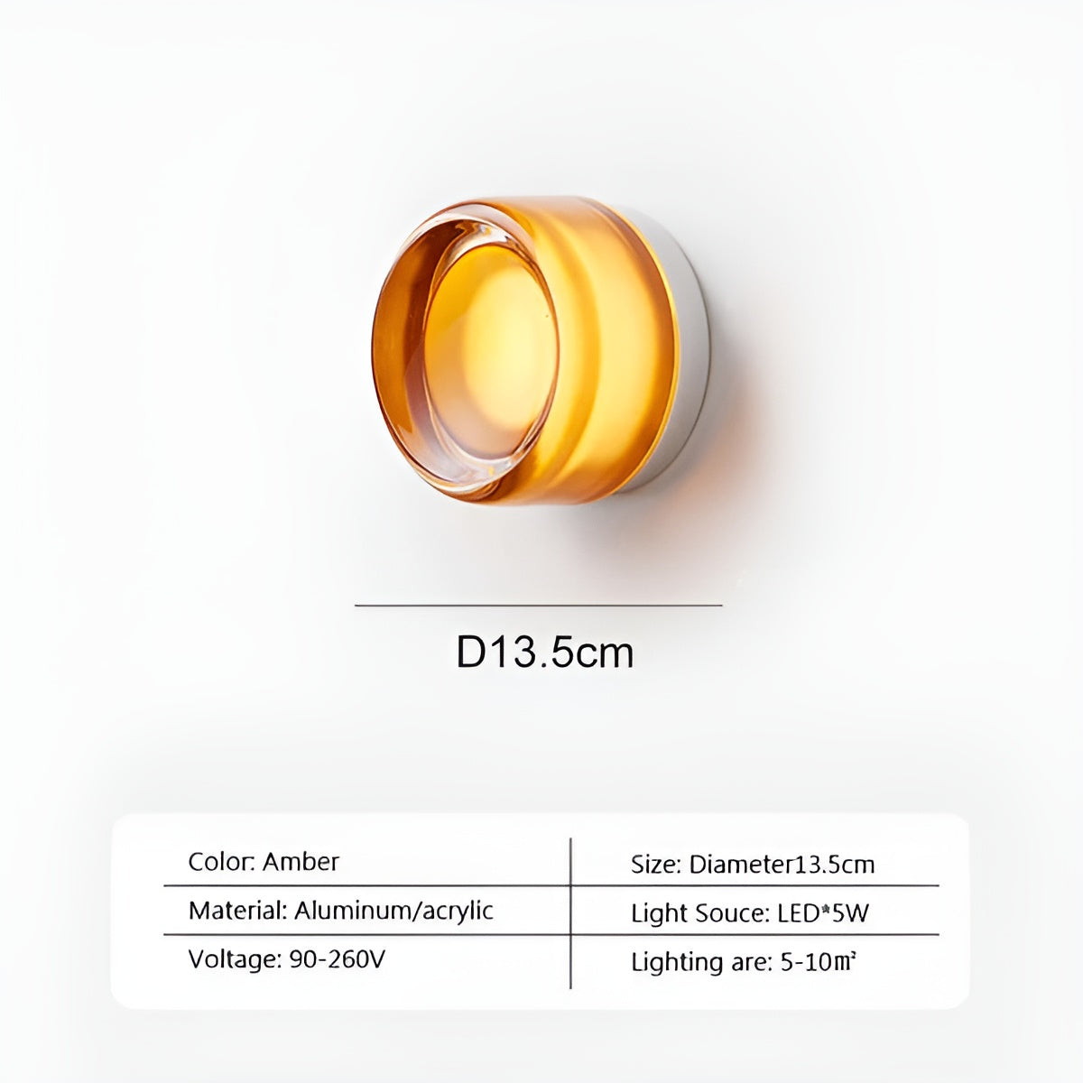Jelly Gleam - luxuriöse wandleuchte aus skandinavischem gelee mit led - beleuchtung