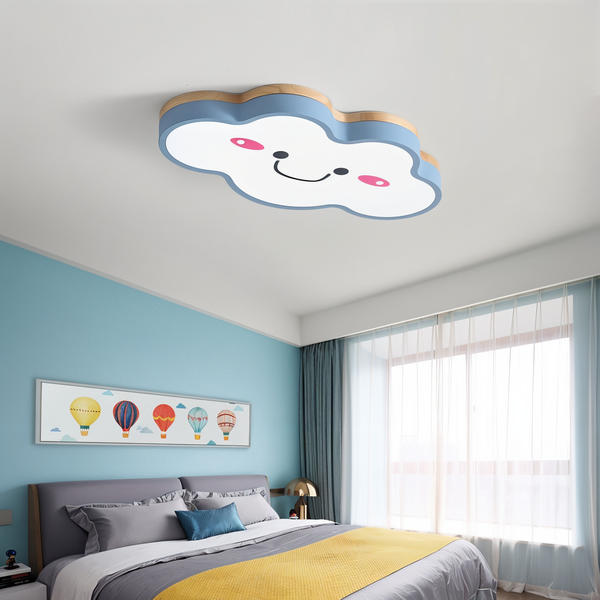 Jollysky deckenleuchte - lächelnde wolke led-einbauleuchte für kinderzimmer