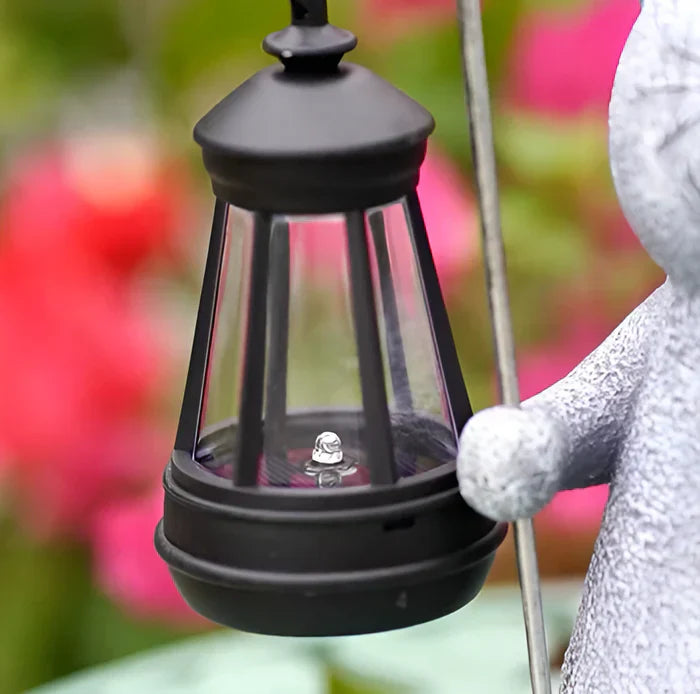 Kittybeam – bezaubernde solarbetriebene katzenlaterne für spaß im garten