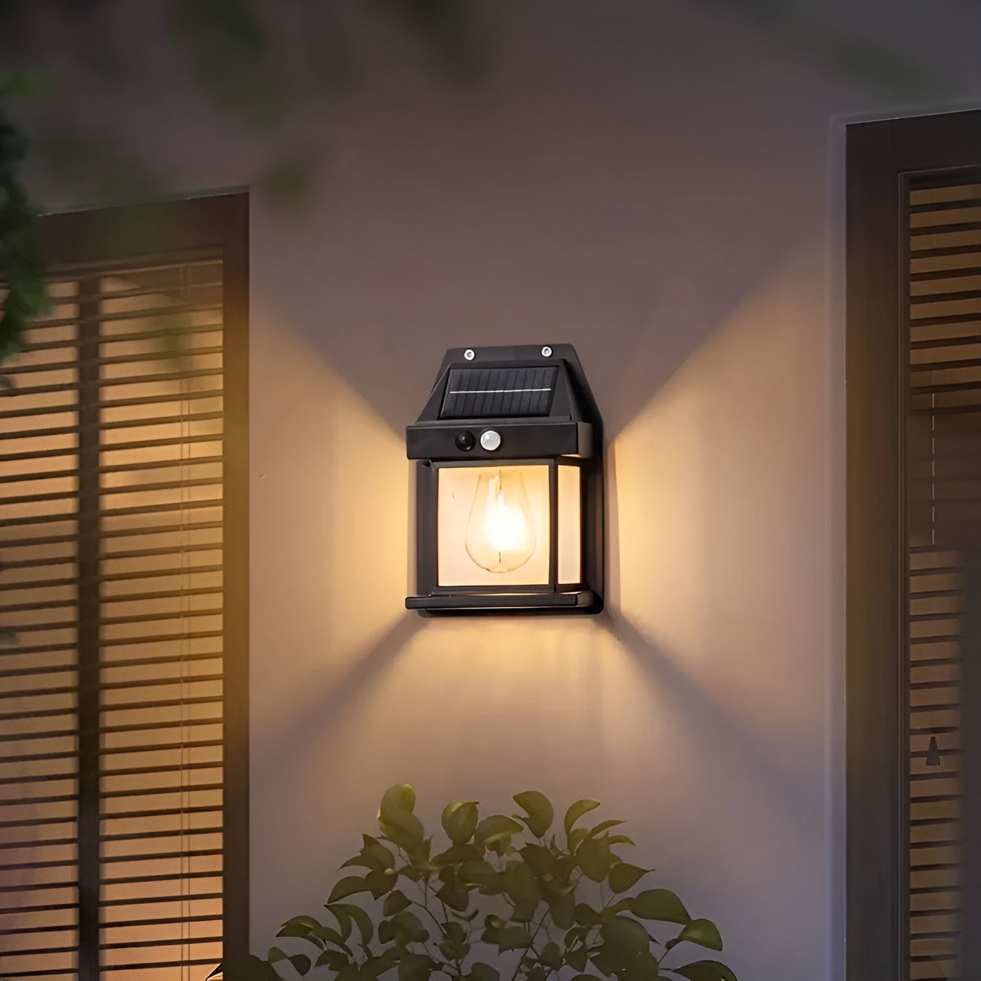 Luminex – moderne solar-wandlampen mit bewegungsmelder