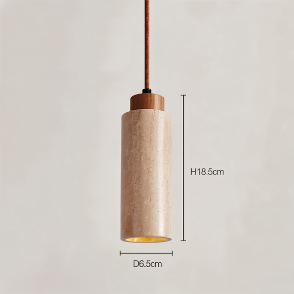 Marmor-deckenlampen beleuchtung - zylindrische marmorlampen - rohr-pendelleuchte