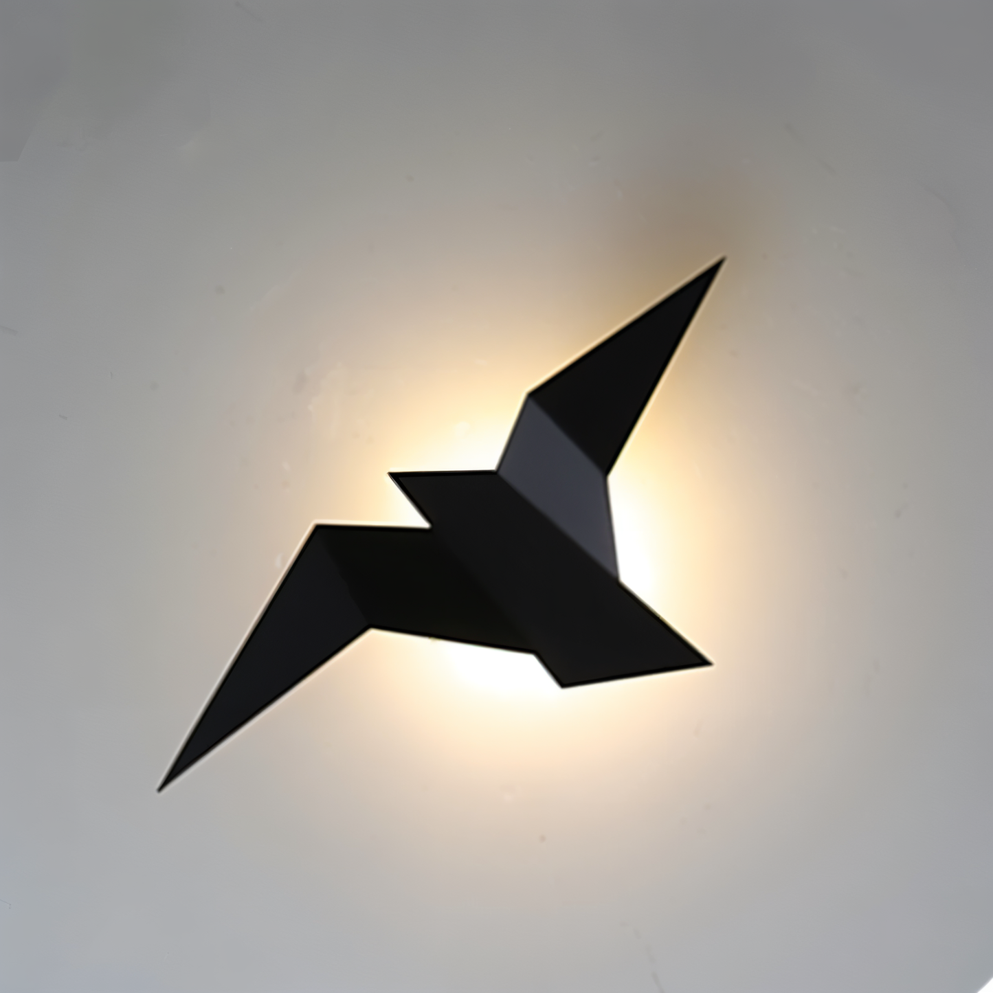 OriTori Wandlampe - geometrische origami-vogel-wandlampe - wandlampendesign im japanischen stil