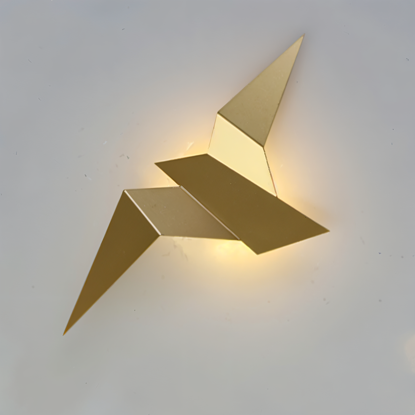 OriTori Wandlampe - geometrische origami-vogel-wandlampe - wandlampendesign im japanischen stil