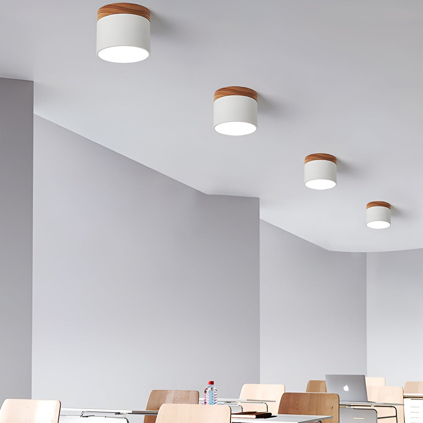 PastelGlow zylinderlampe - vintage flush mount deckenleuchte