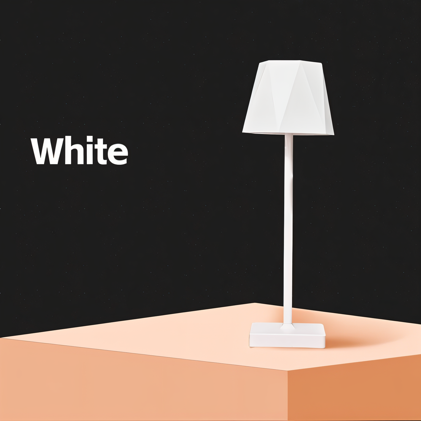 PolyLamp - tragbare sechseckige LED-tischlampe - wasserdicht und wiederaufladbar
