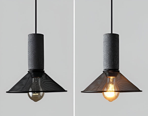 Rustic pendelleuchte - moderne retro schwarze industrieleuchte - verstellbare hängelampe