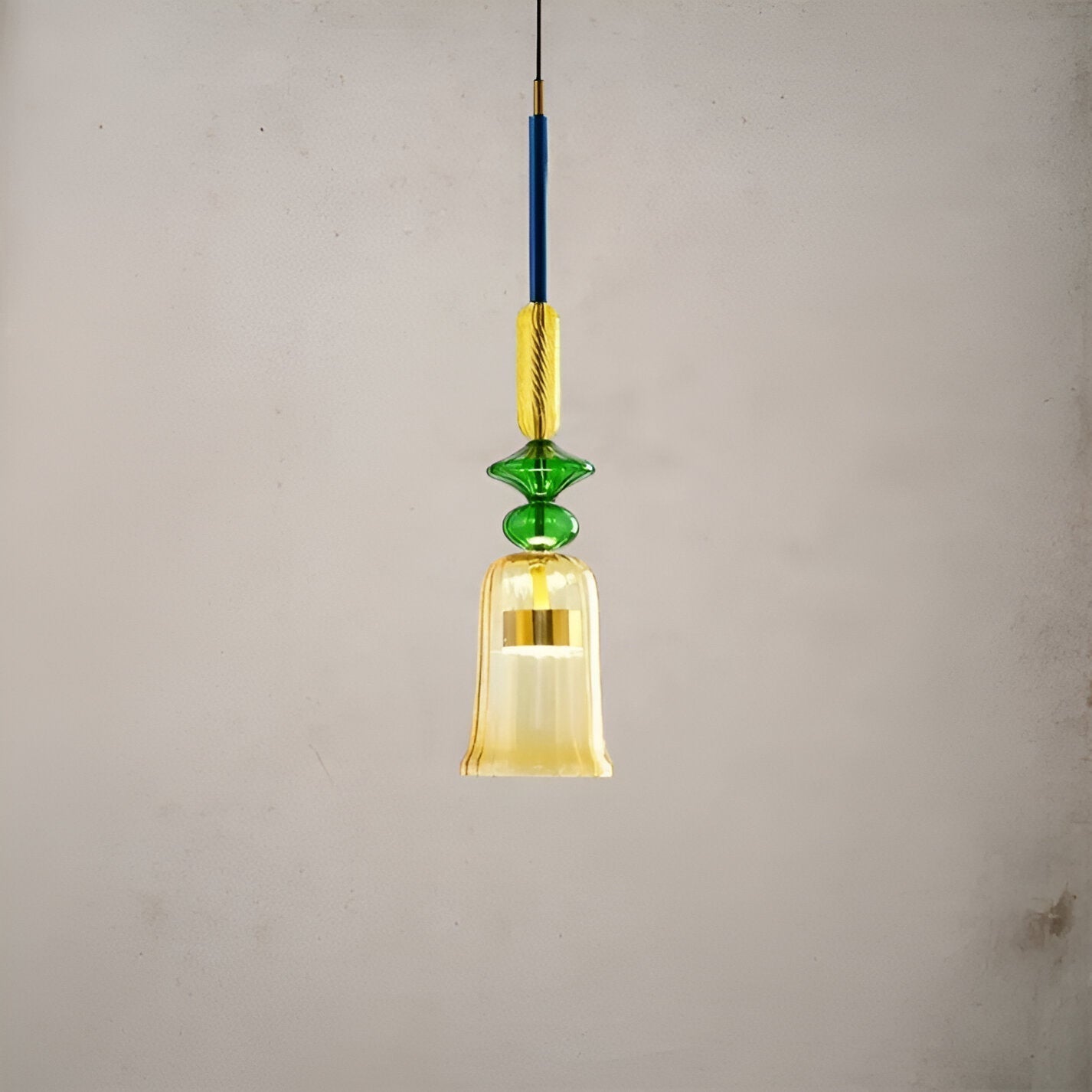SpectraFuse pendelleuchte - mehrfarbige glas hängelampe - nordic macaron dekorative beleuchtung
