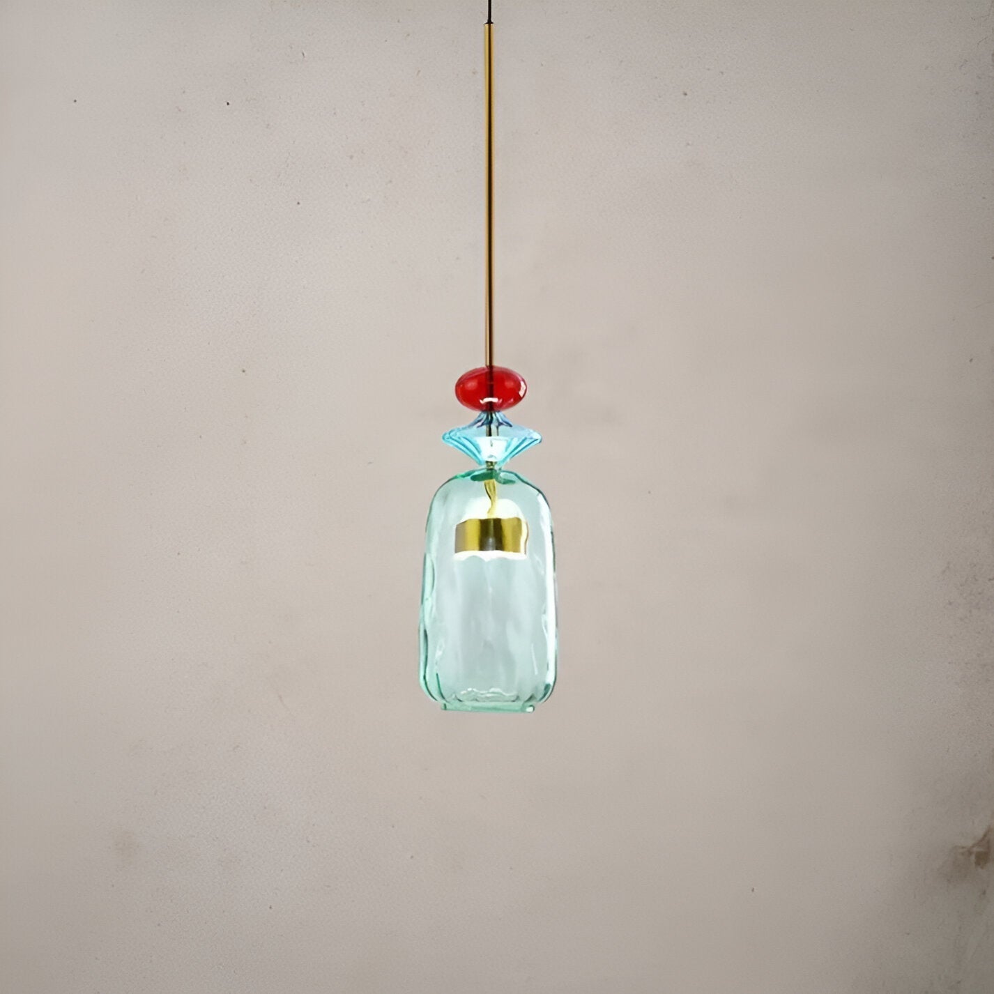 SpectraFuse pendelleuchte - mehrfarbige glas hängelampe - nordic macaron dekorative beleuchtung