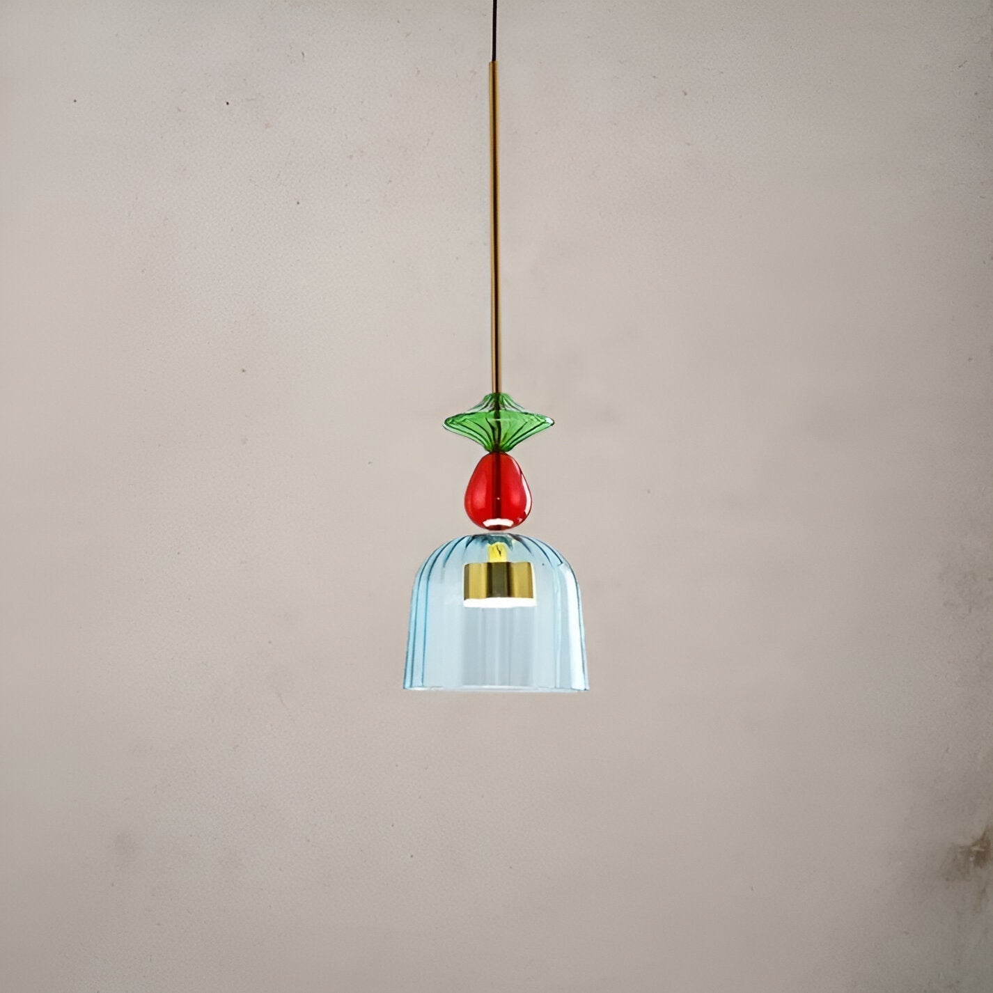 SpectraFuse pendelleuchte - mehrfarbige glas hängelampe - nordic macaron dekorative beleuchtung