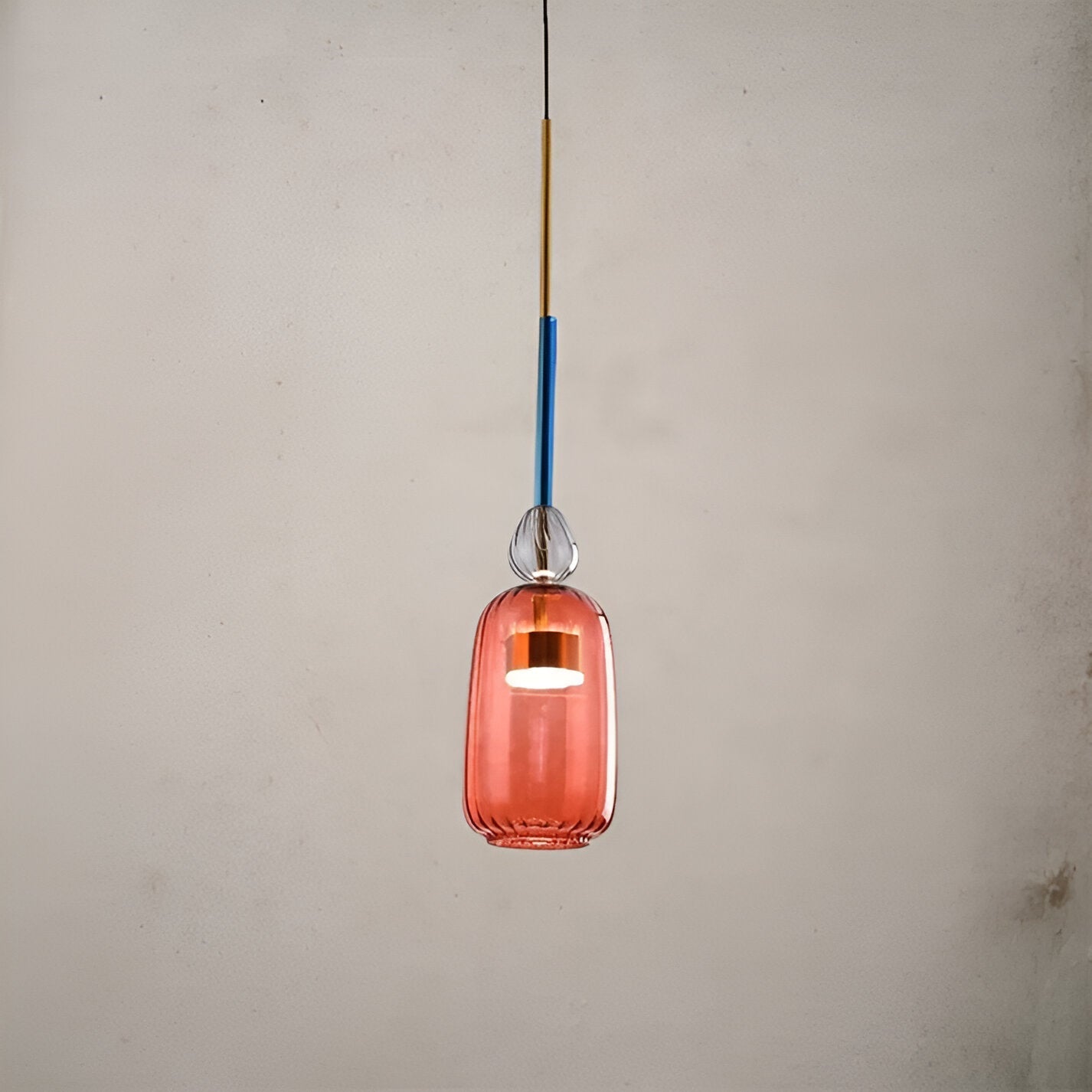 SpectraFuse pendelleuchte - mehrfarbige glas hängelampe - nordic macaron dekorative beleuchtung