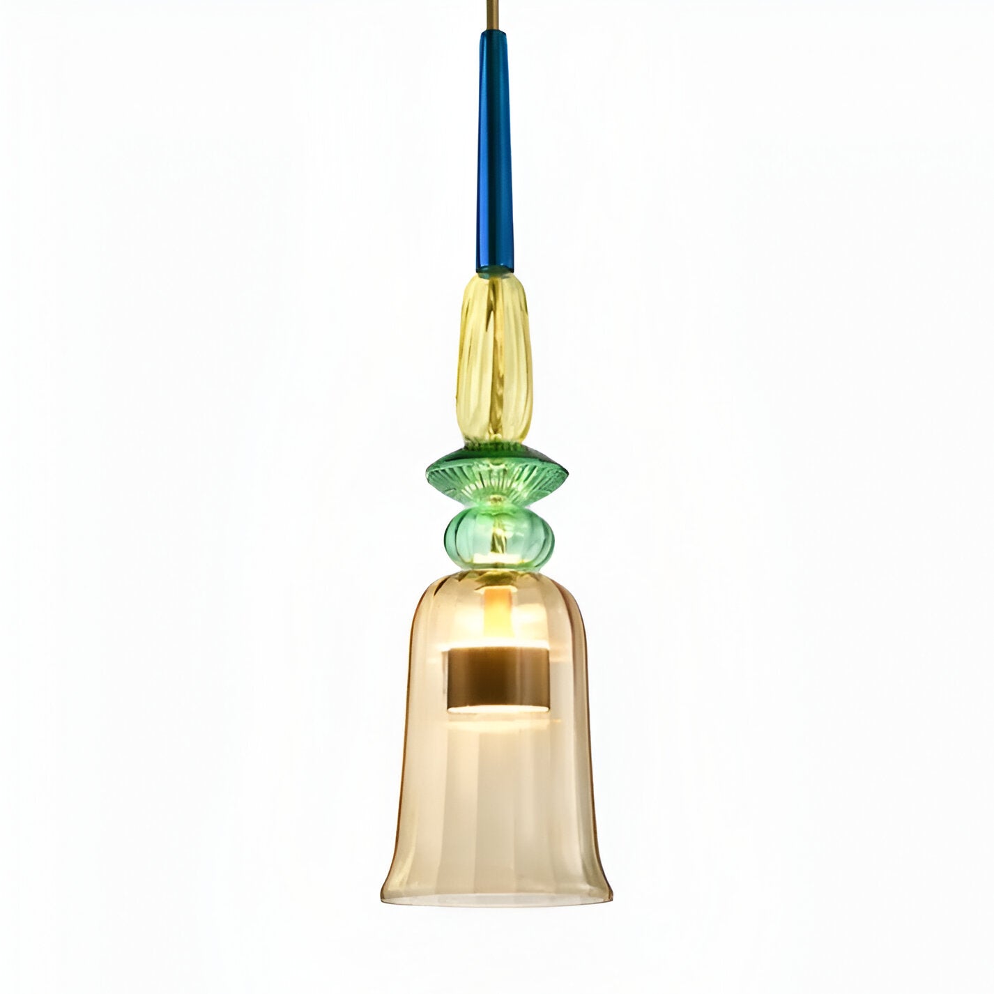 SpectraFuse pendelleuchte - mehrfarbige glas hängelampe - nordic macaron dekorative beleuchtung