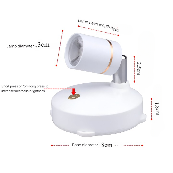 SpotMaster - dimmbarer LED-strahler - kabellose akzentbeleuchtung