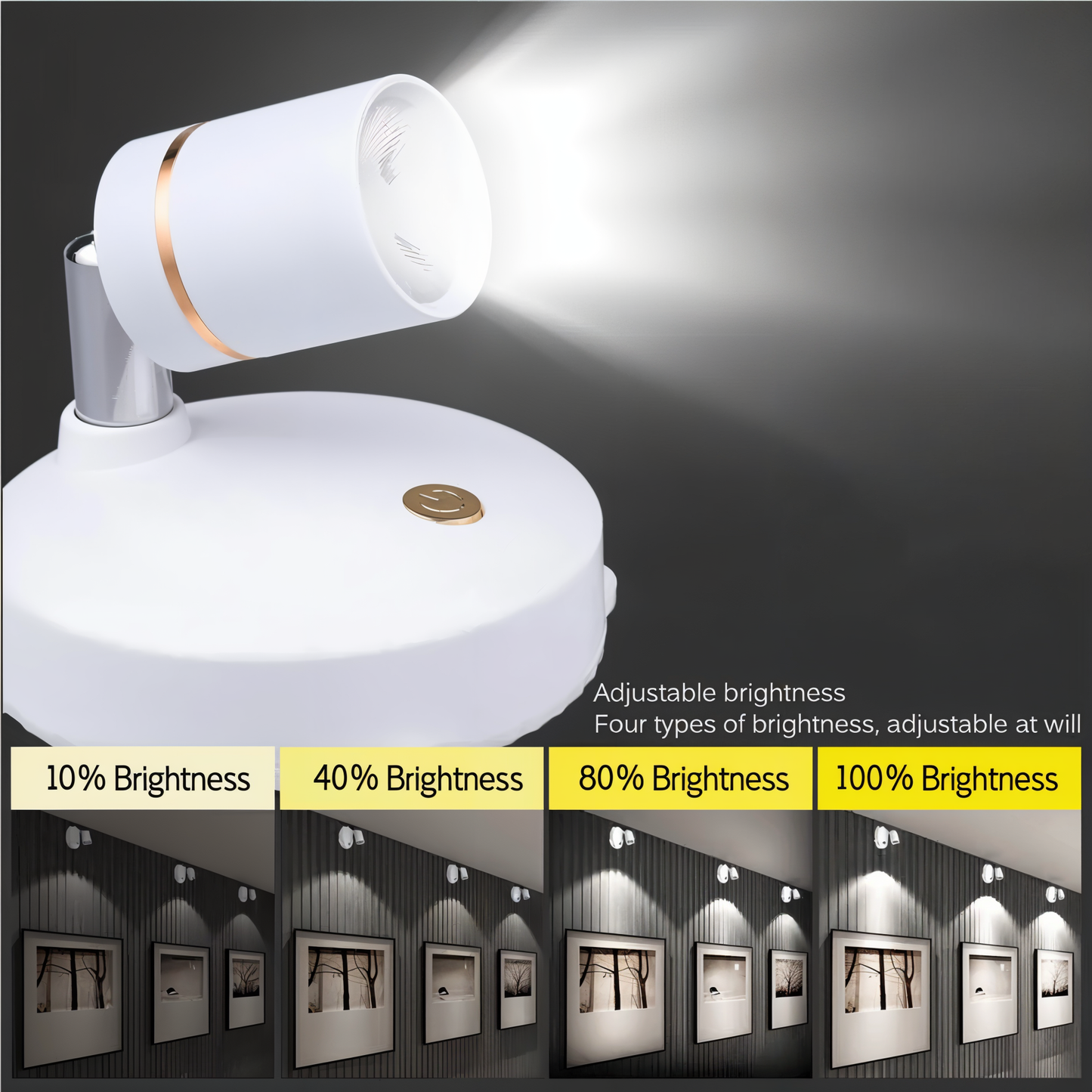 SpotMaster - dimmbarer LED-strahler - kabellose akzentbeleuchtung