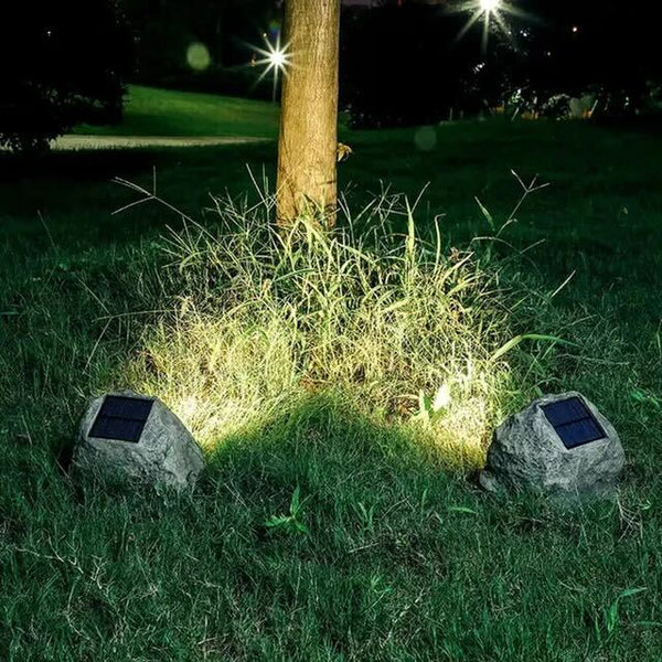 RockyLight – solarleuchten in steinoptik