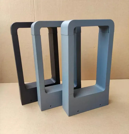 AluLux - exklusive aluminium-säulenleuchte für auben