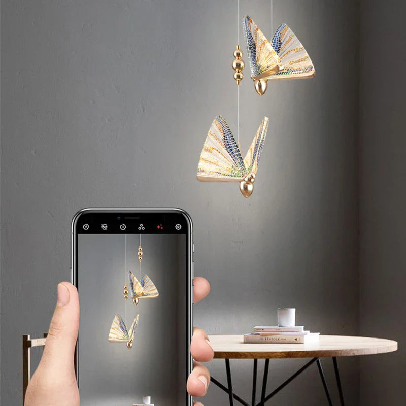Luminawings - schmetterling pendelleuchte