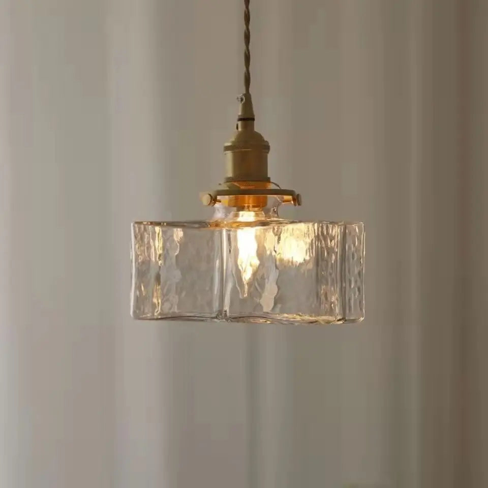 HarmonyHue - Vintage-Pendelleuchte aus Glas