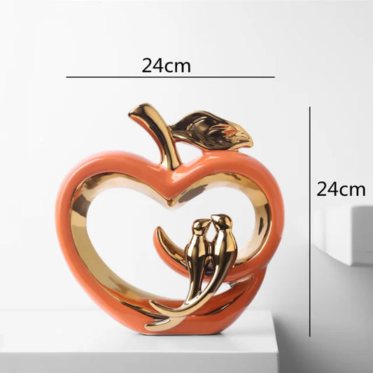 Glazed Apple - keramische appel decoratie