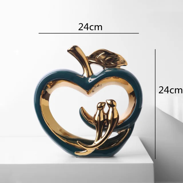 Glazed Apple - keramische appel decoratie