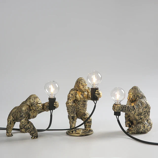 Gorilla glow - gorilla tier tischlampe