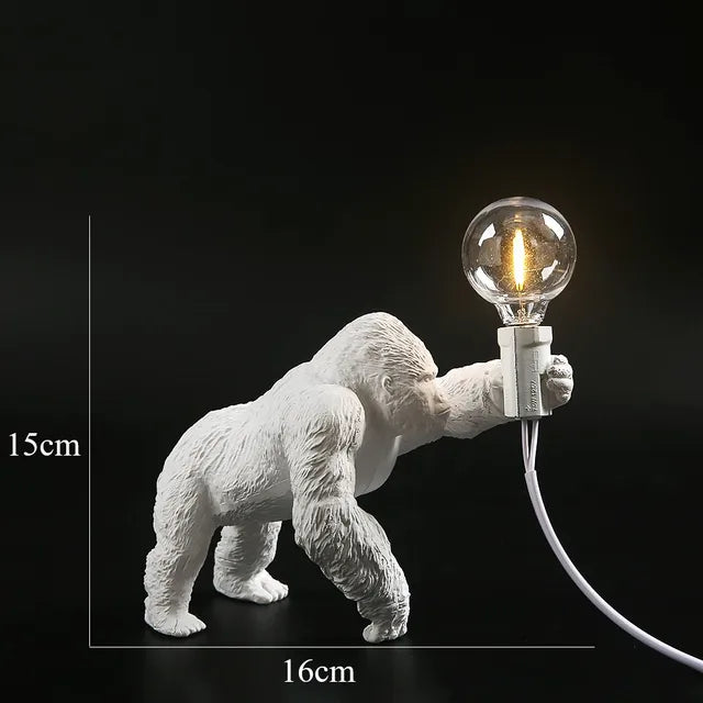 Gorilla glow - gorilla tier tischlampe