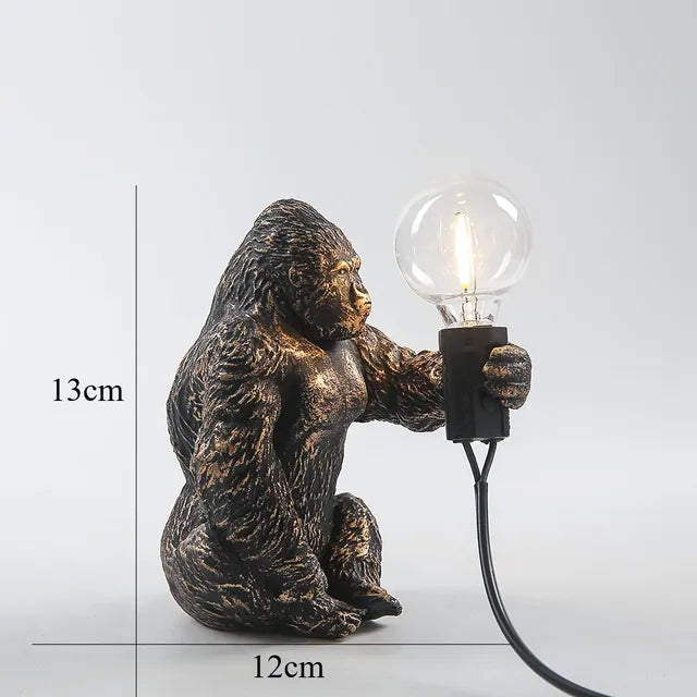 Gorilla glow - gorilla tier tischlampe