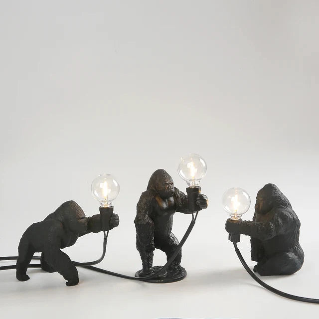 Gorilla glow - gorilla tier tischlampe