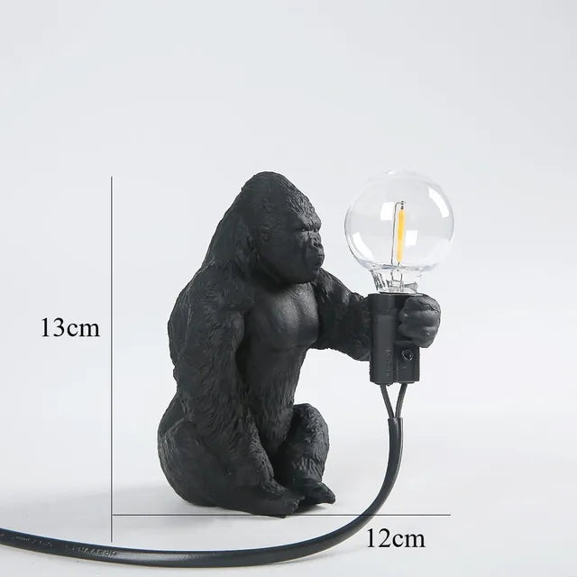 Gorilla glow - gorilla tier tischlampe