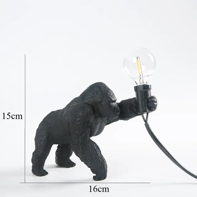 Gorilla glow - gorilla tier tischlampe