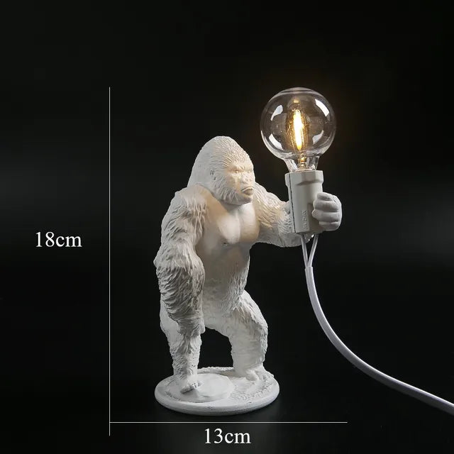 Gorilla glow - gorilla tier tischlampe
