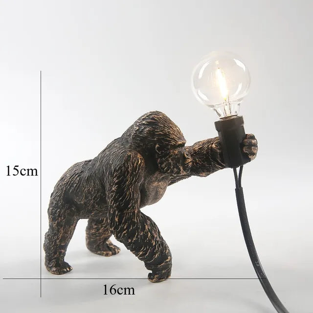 Gorilla glow - gorilla tier tischlampe