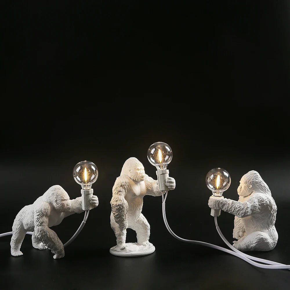 Gorilla glow - gorilla tier tischlampe