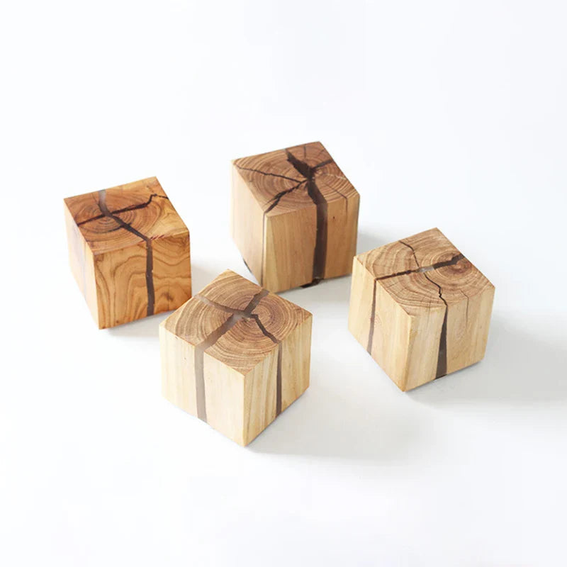 Solidwood - würfel craft wandleuchte
