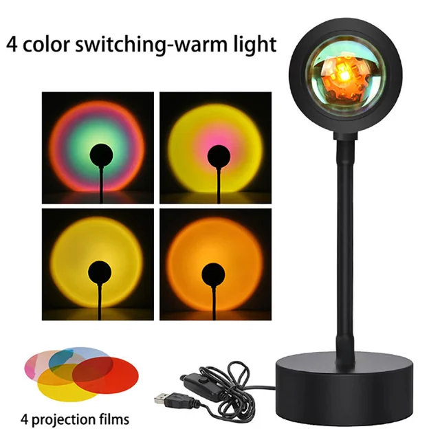 Goldenes - led sonnenuntergang lampe