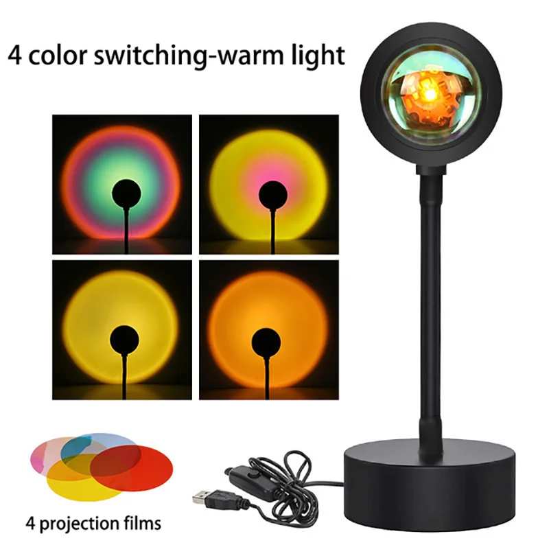 Goldenes - led sonnenuntergang lampe