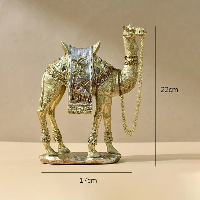 Arabicelegance - luxuriöse kamel-skulptur
