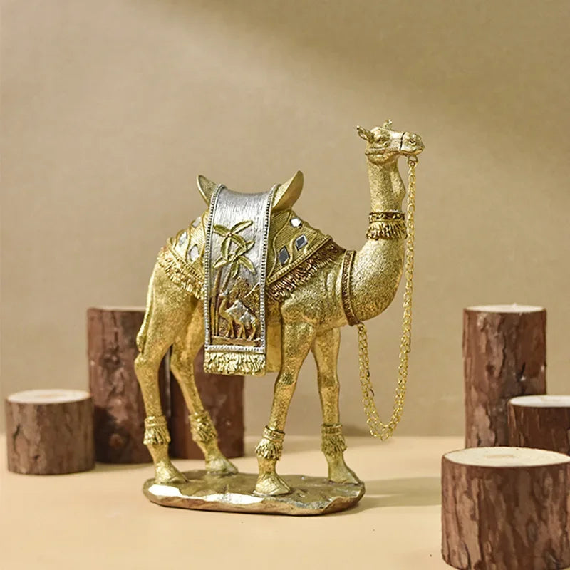 Arabicelegance - luxuriöse kamel-skulptur