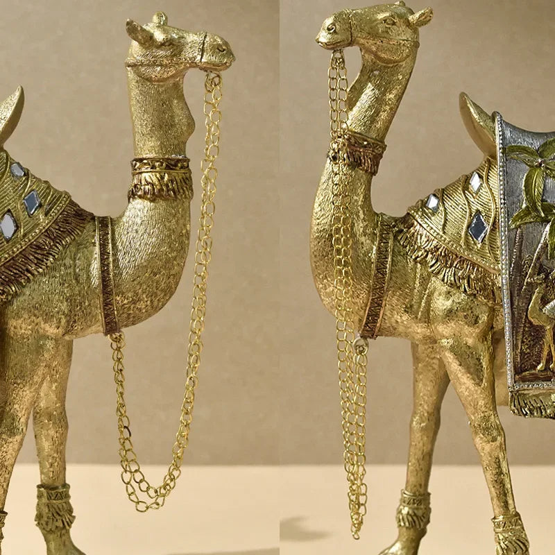 Arabicelegance - luxuriöse kamel-skulptur