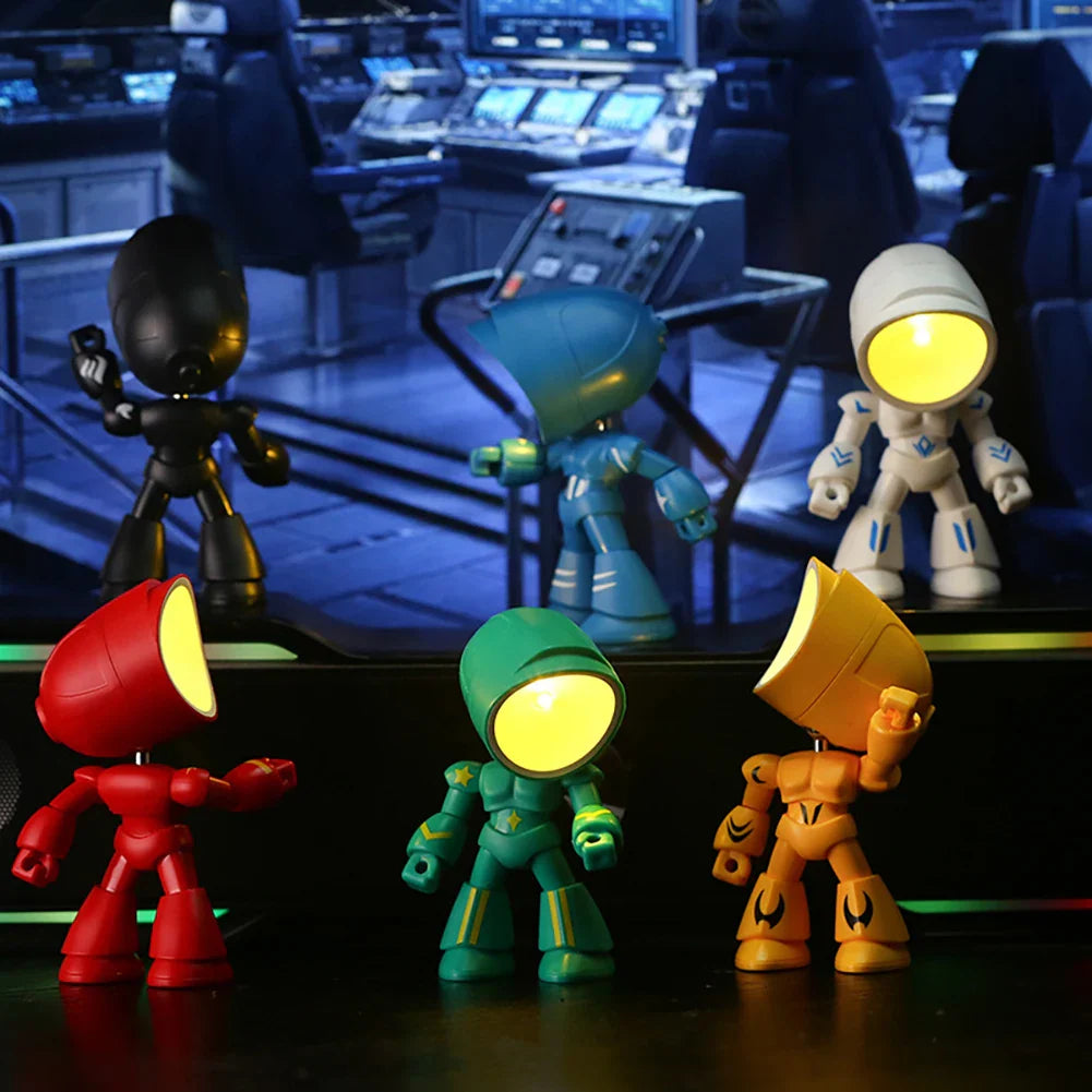 AdorableBot - niedliche roboter tischlampe
