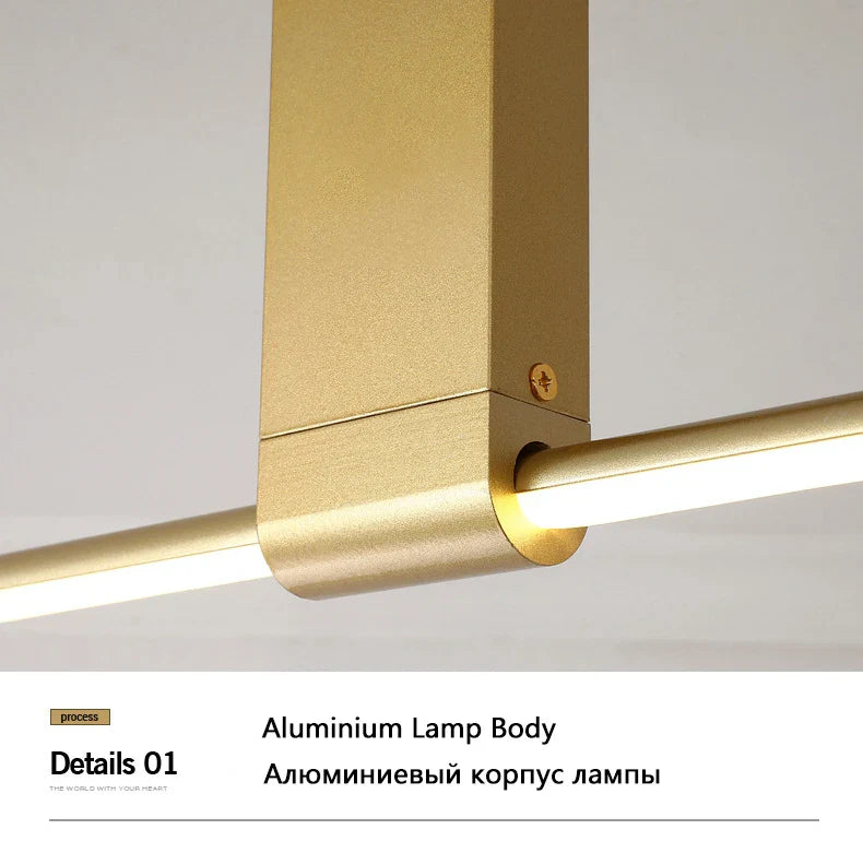 Cleanedge - lange deckenleuchten