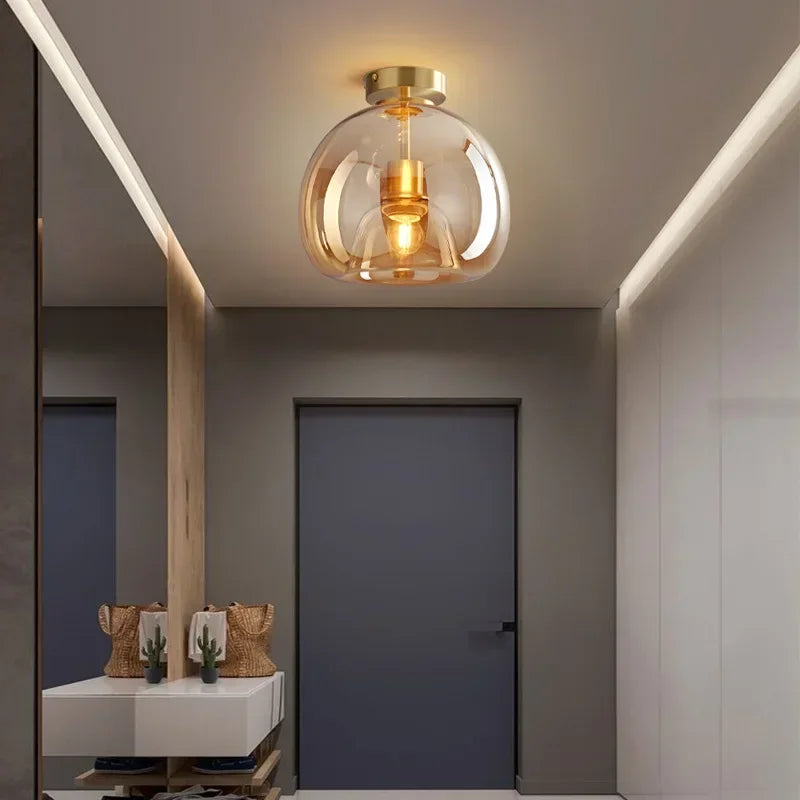 Essenceglow - minimalistische deckenlampe aus glas