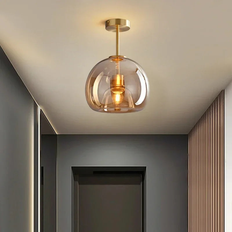 Essenceglow - minimalistische deckenlampe aus glas