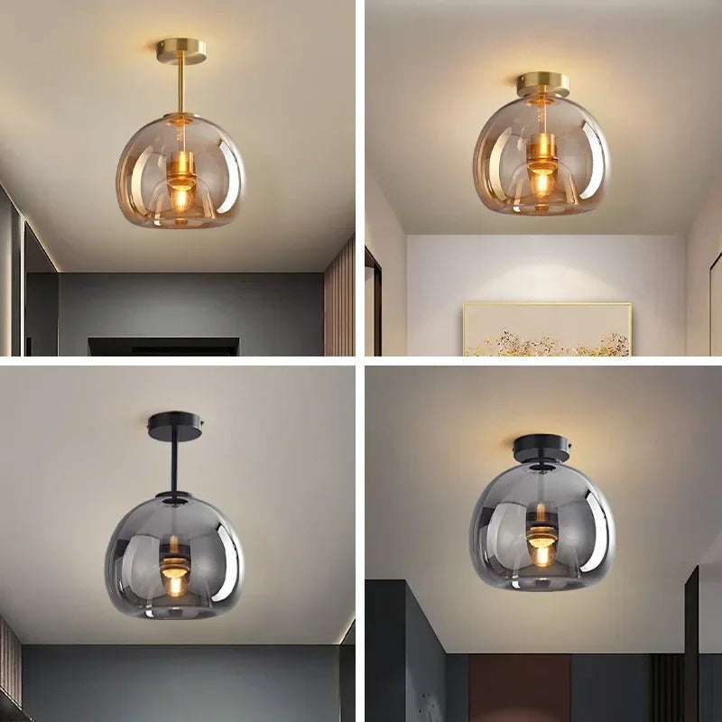 Essenceglow - minimalistische deckenlampe aus glas
