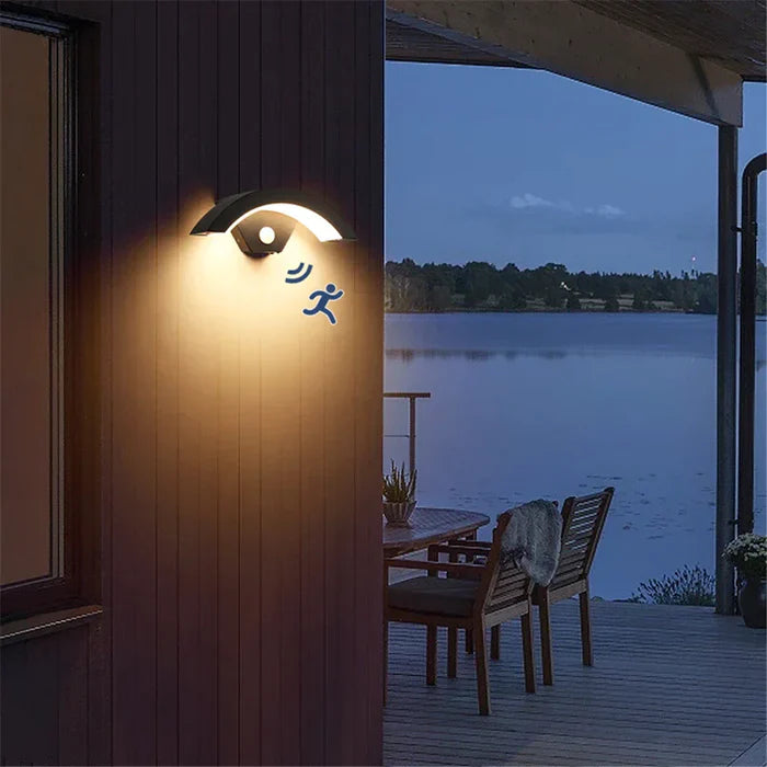 LumiVista - moderne wasserdichte wandleuchte für stilvolle außenbereiche