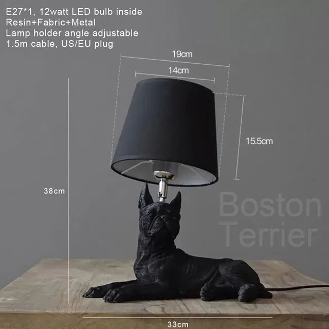 Pupart – art-deco-welpen-tischlampe