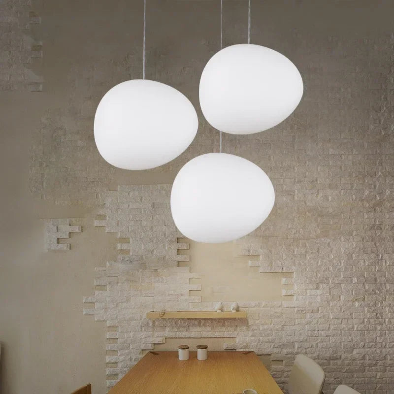 Haloglow - pendelleuchten rundes glas