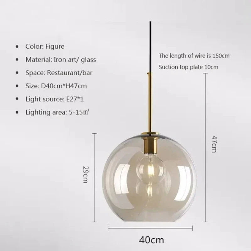 LoftLuxe - nordisch hängendes loftglas